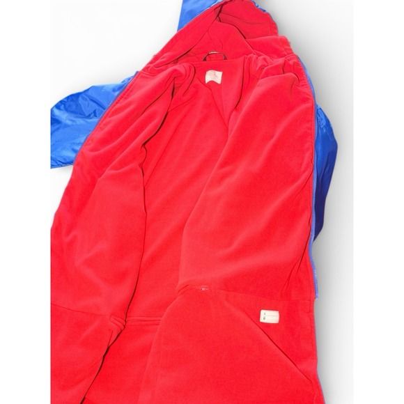 Adoretex Parka Jacket Adult 2XL  Zip Nylon Blue Fleece Lined Water Resistant - Picture 7 of 7